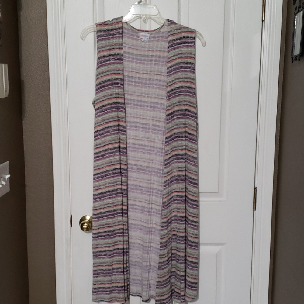 Lula Roe size large long cardigan